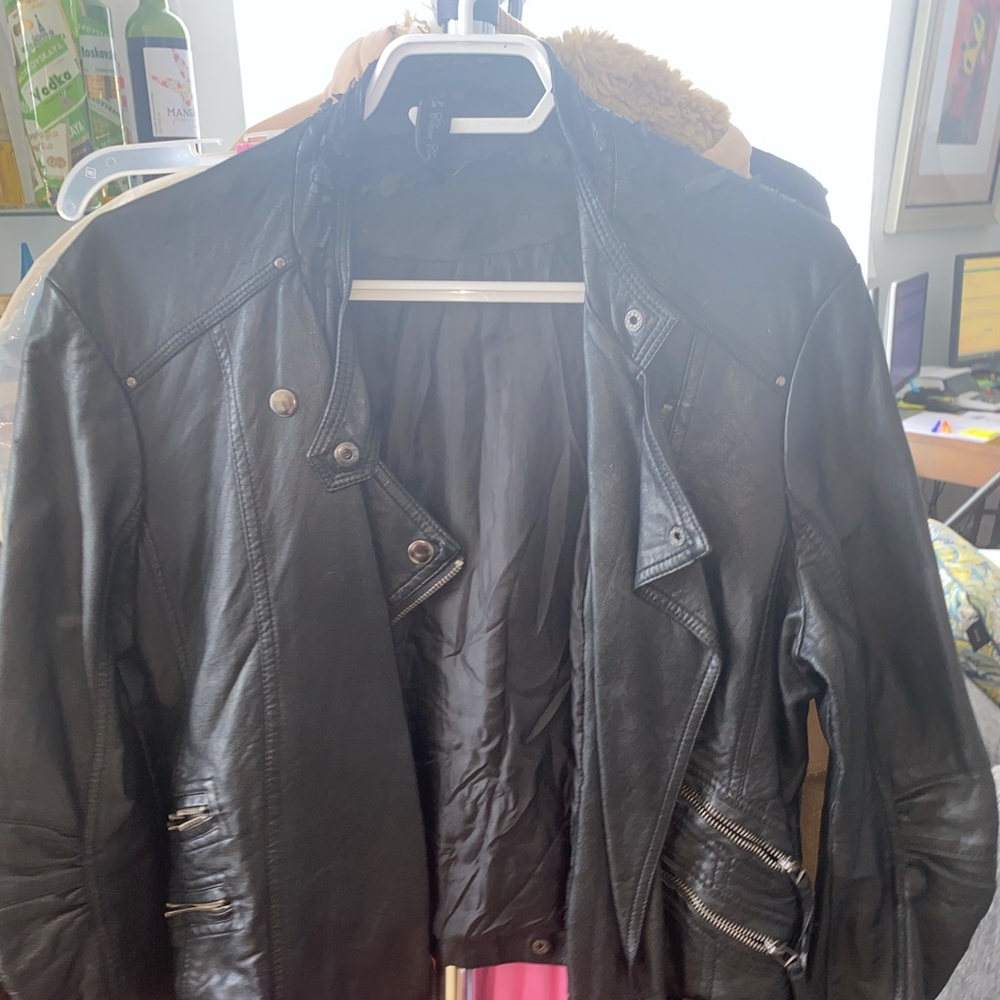 Leather jacket